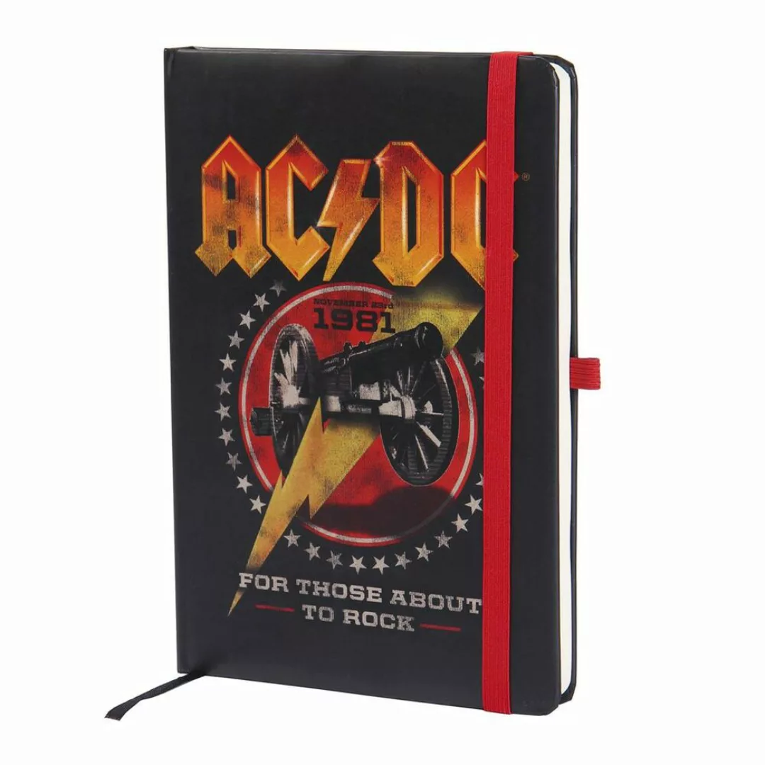 Notizbuch Acdc Schwarz A5 günstig online kaufen