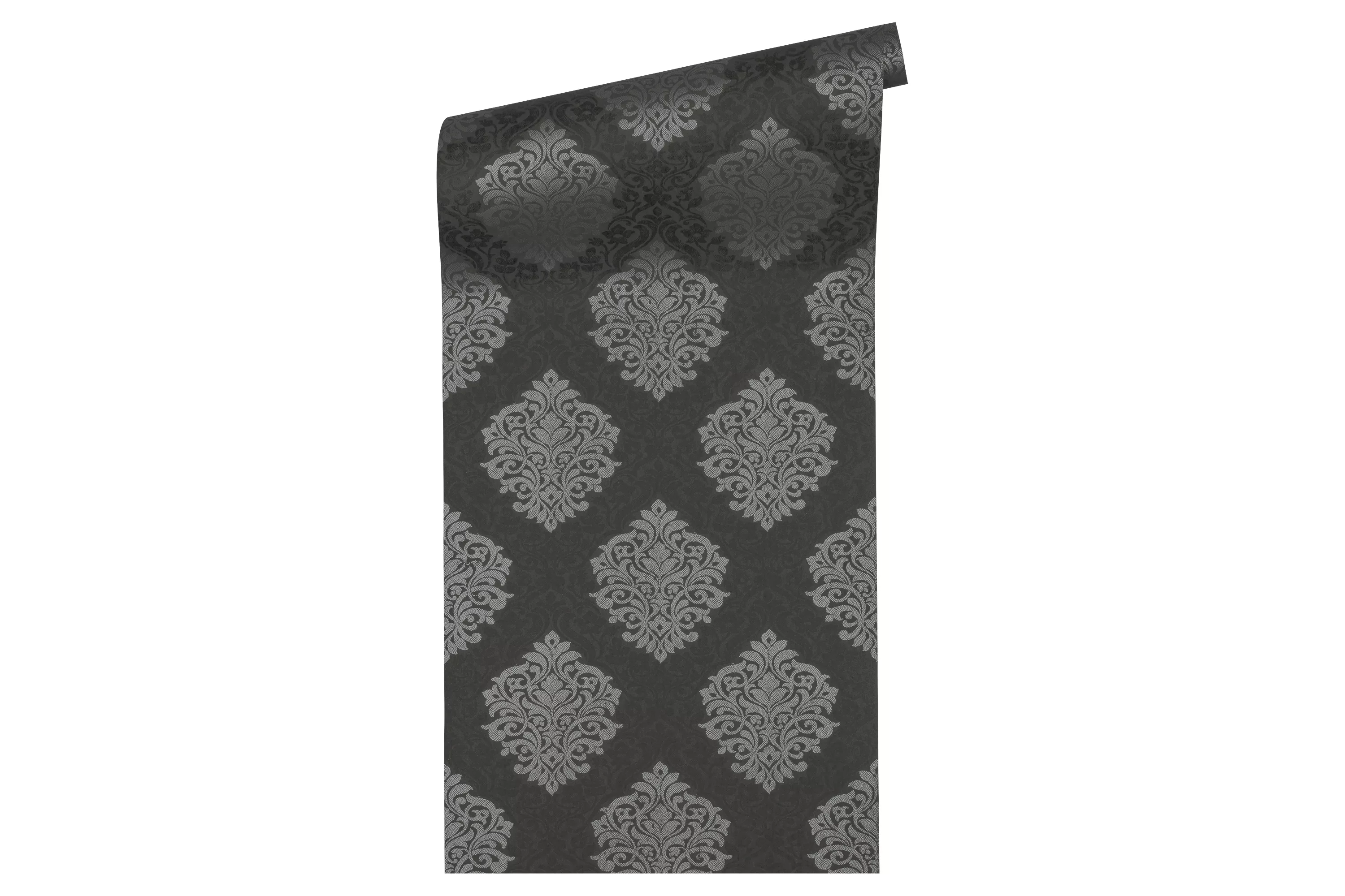 Bricoflor Neobarock Tapete in Schwarz Grau Moderne Barock Tapete Ideal für günstig online kaufen
