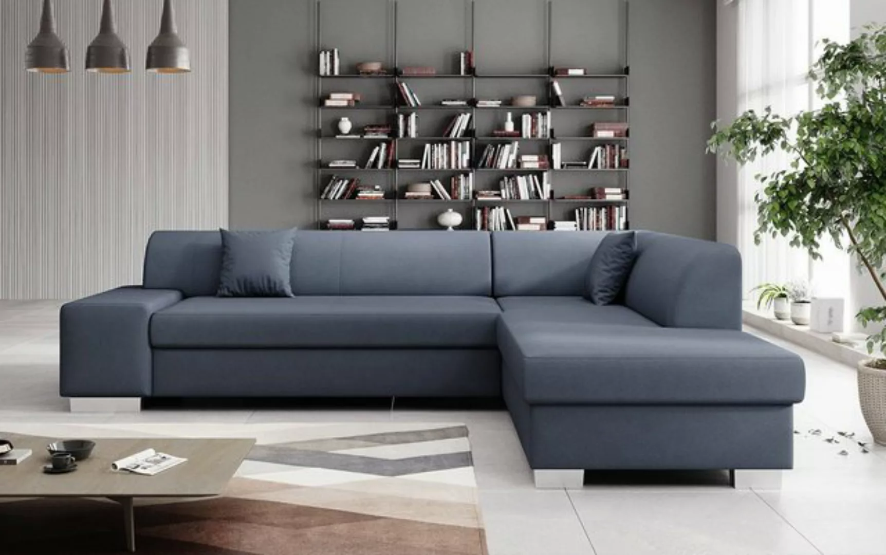 Luxusbetten24 Schlafsofa Designer Sofa Pina, mit Schlaf- und Klappfunktion günstig online kaufen