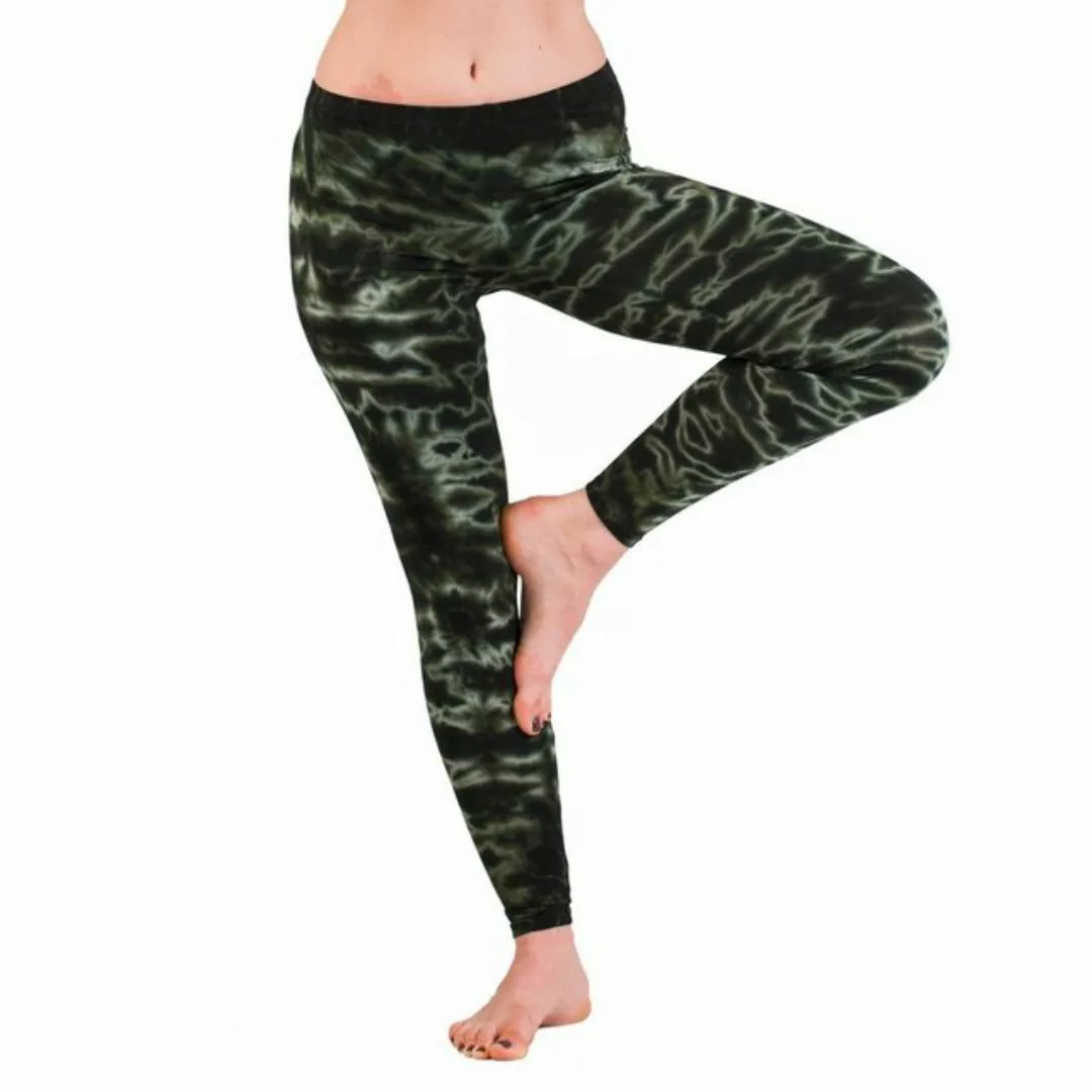 PANASIAM Leggings handgefärbte Unikat Batik Leggings aus natürlicher Viskos günstig online kaufen