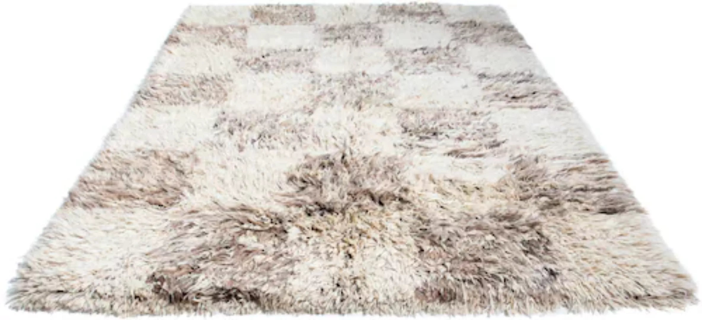 morgenland Hochflor-Teppich »Hochflor - 252 x 172 cm - beige«, rechteckig, günstig online kaufen