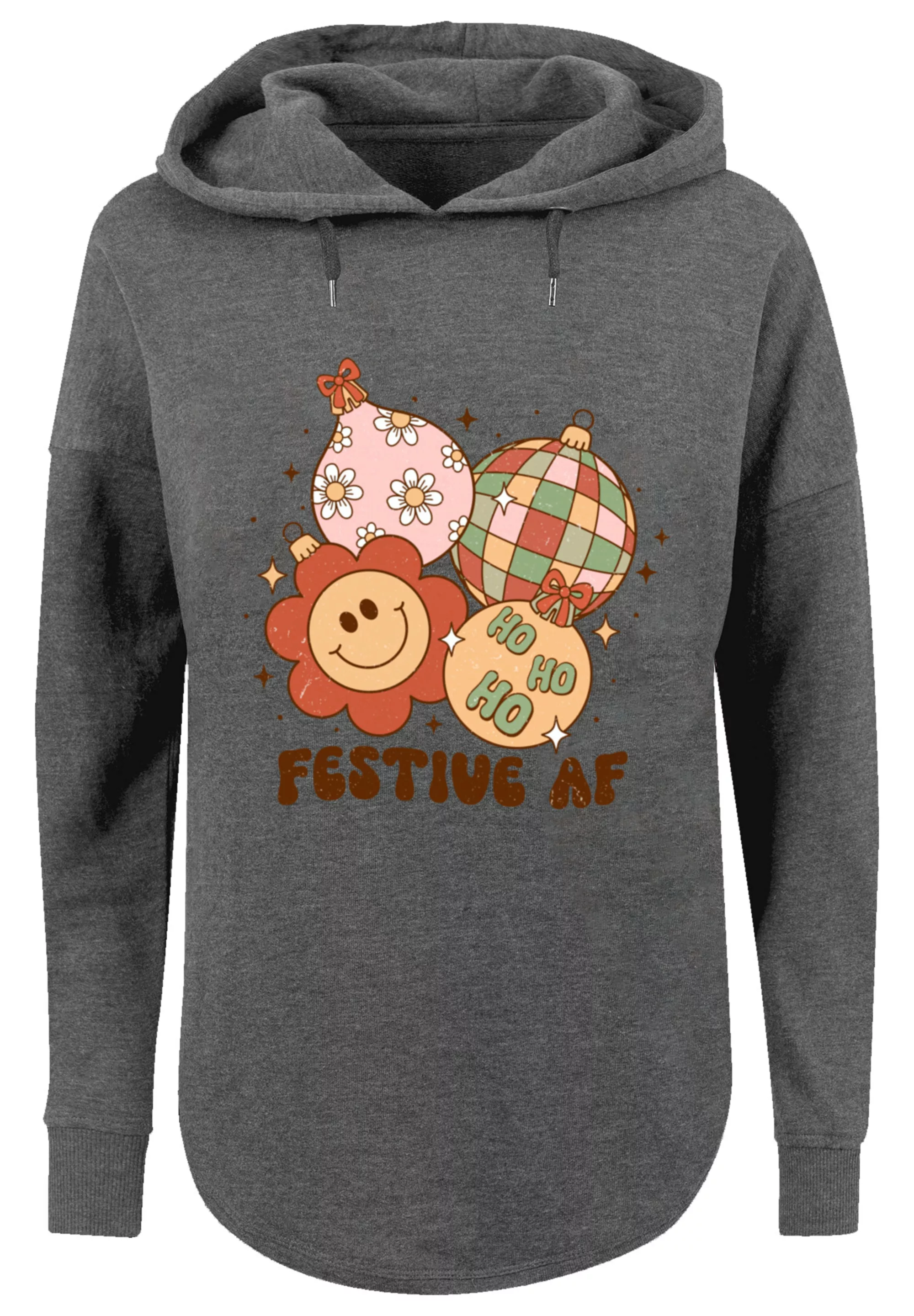 F4NT4STIC Kapuzenpullover "Festive AF Weihnachten Tree Balls", Premium Qual günstig online kaufen