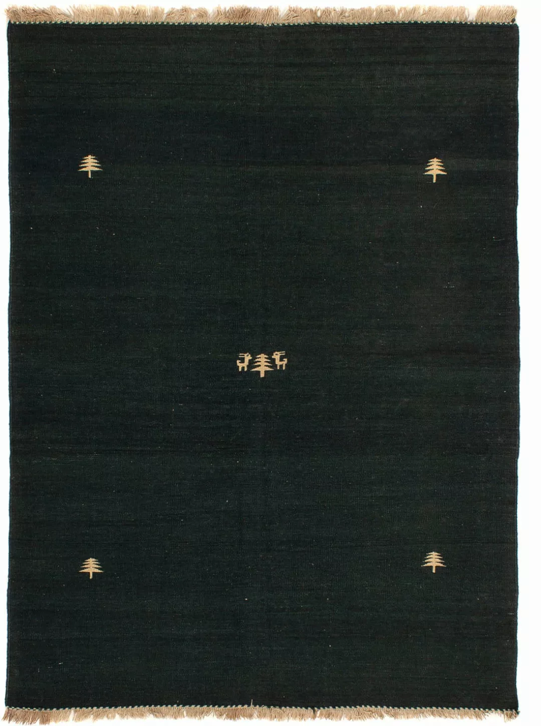morgenland Wollteppich »Kelim - Oriental - 200 x 150 cm - dunkelblau«, rech günstig online kaufen