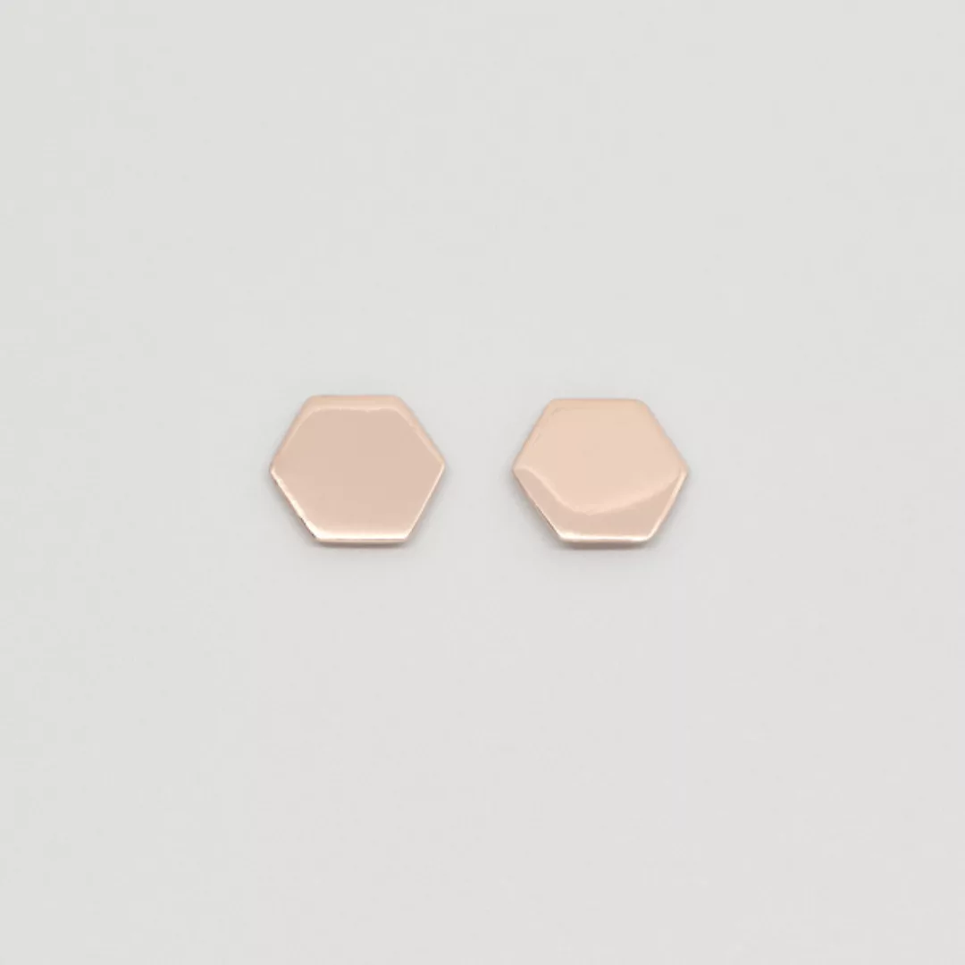 Ohrstecker 'Shiny Hexagon' günstig online kaufen