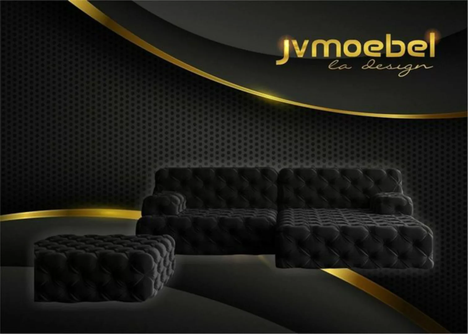 JVmoebel Ecksofa, Wohnlandschaft L-Form Ecksofa Couch Design Polster Garnit günstig online kaufen