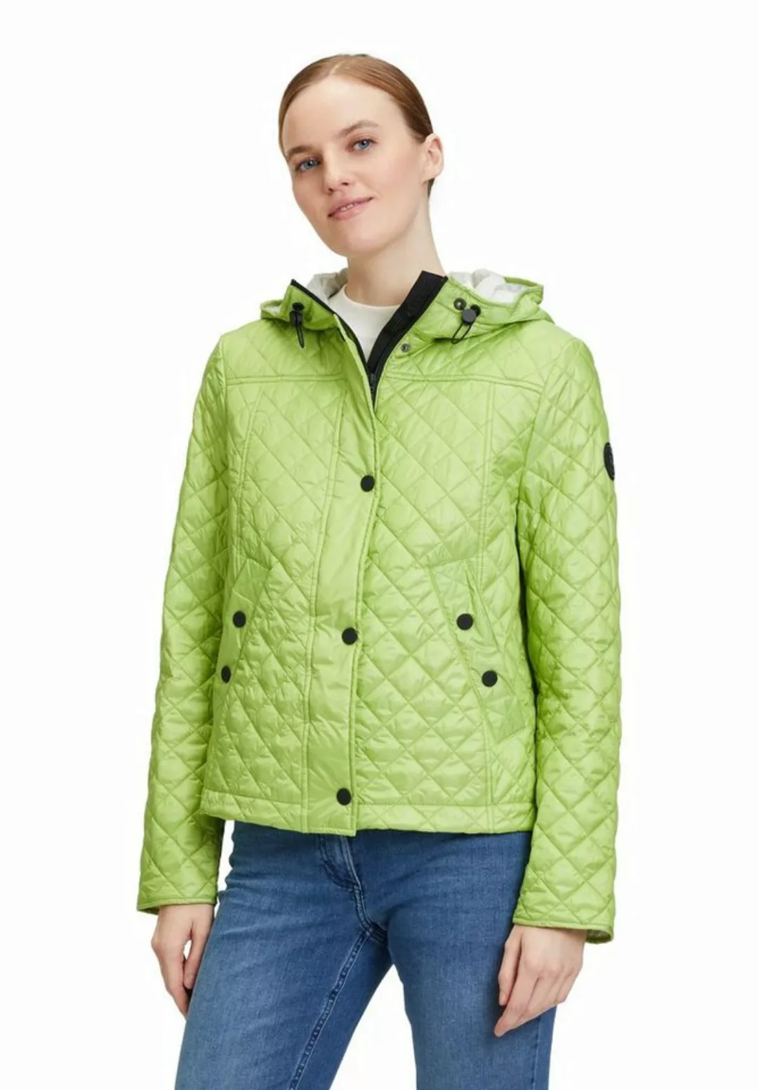 Amber & June Outdoorjacke mit Kapuze und Steppung günstig online kaufen