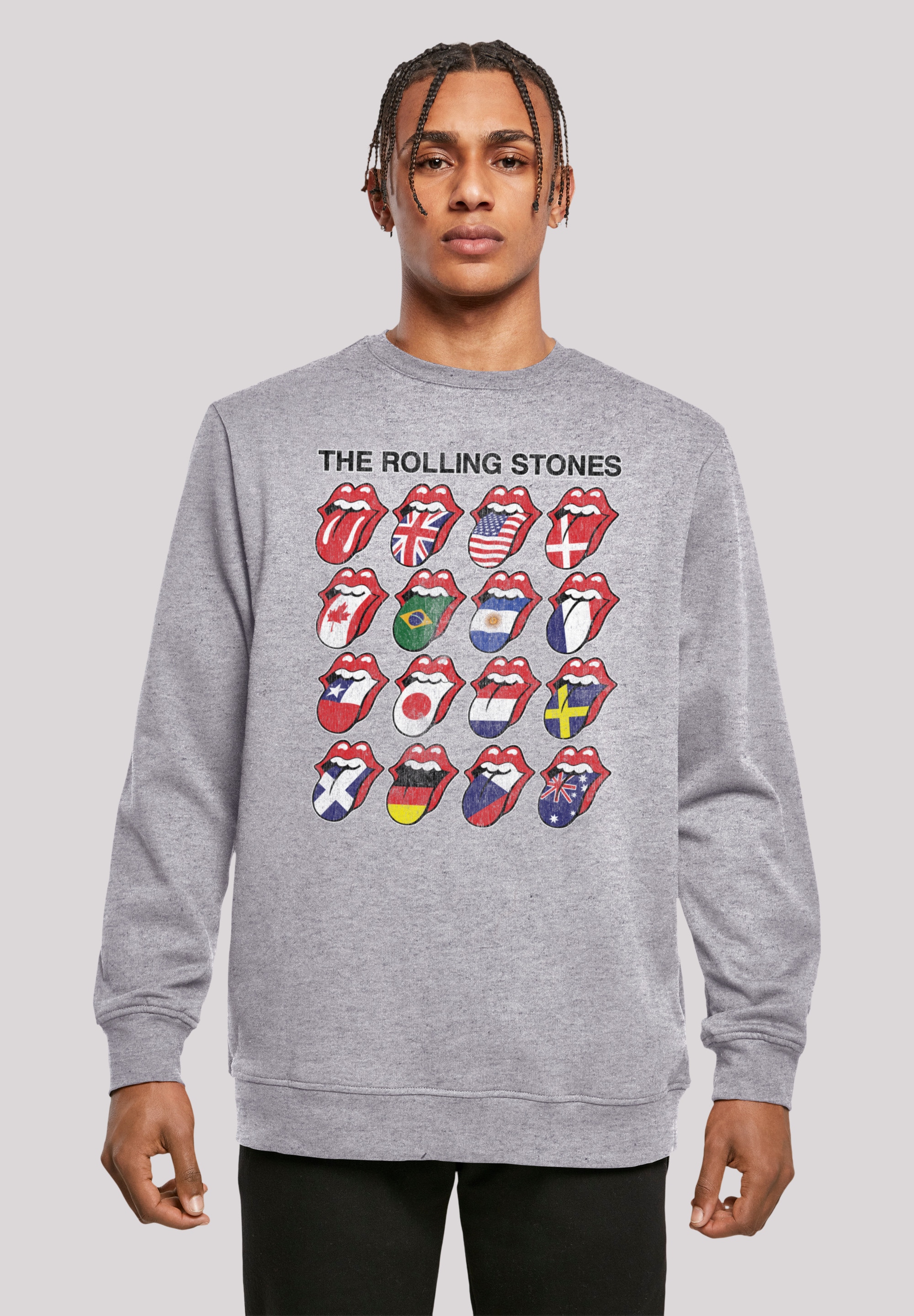 F4NT4STIC Sweatshirt "The Rolling Stones Voodoo Lounge Tongues", Musik, Ban günstig online kaufen