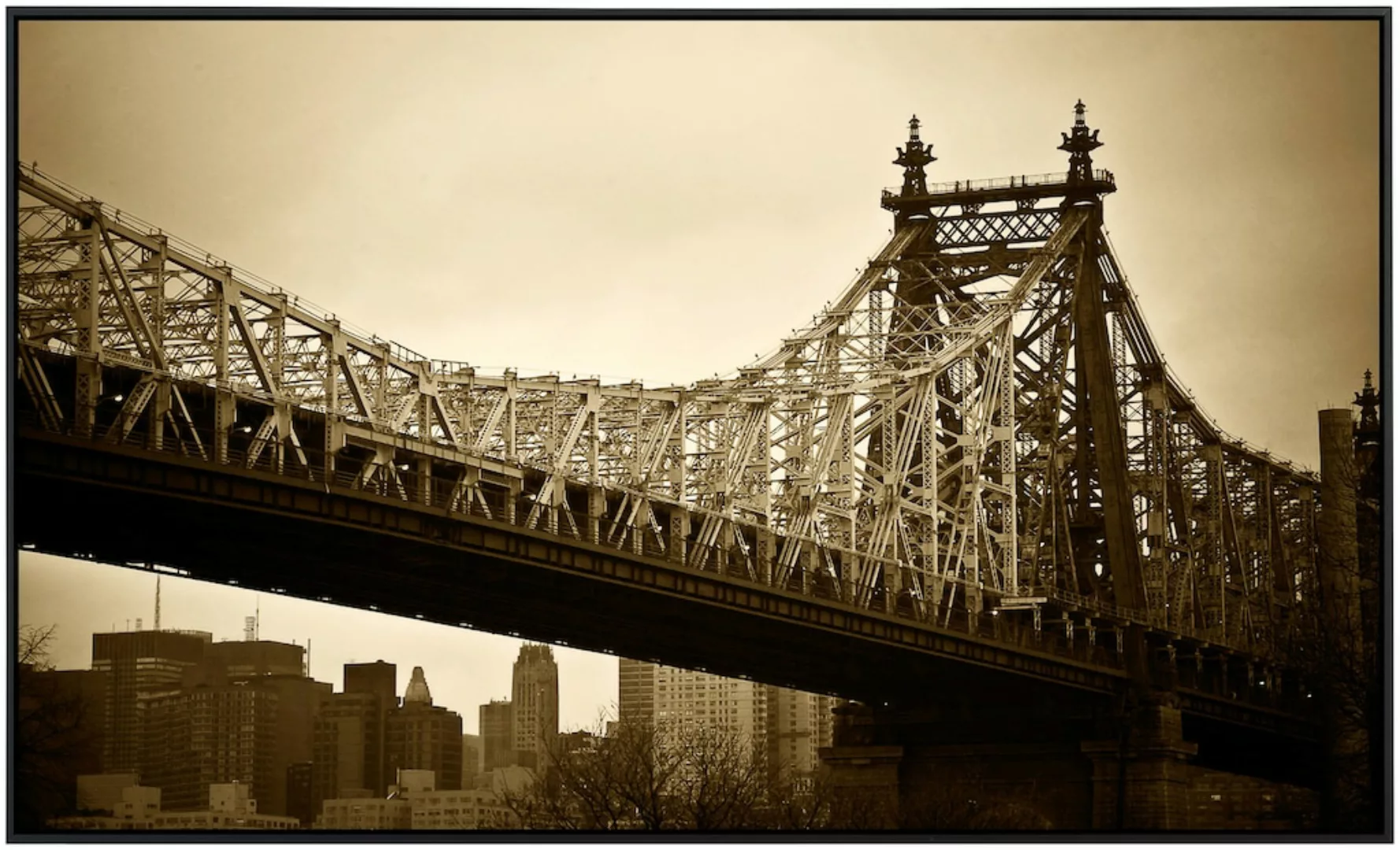Papermoon Infrarotheizung »New Yorker Brücke«, sehr angenehme Strahlungswär günstig online kaufen