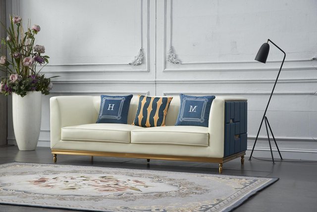 Xlmoebel 3-Sitzer Neue XXL 3-Sitzer Couch im modernen Designklassiker-Stil, günstig online kaufen