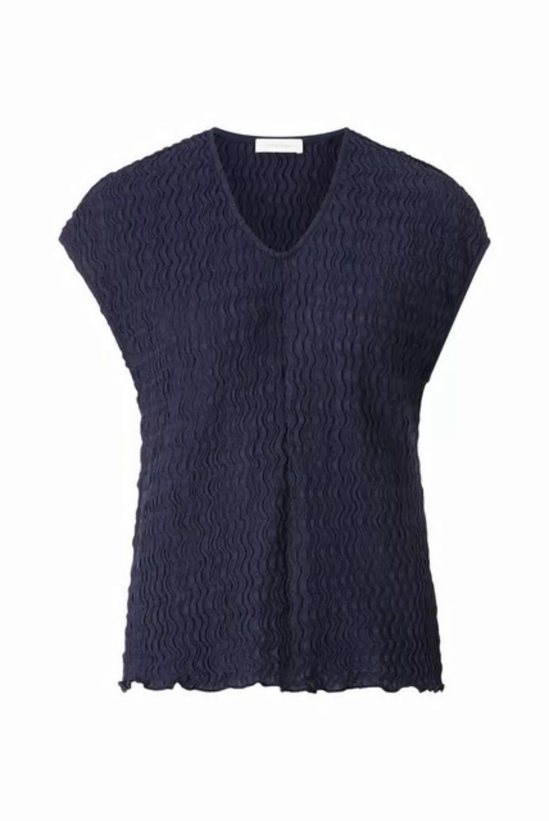 Rich & Royal Sweatshirt Crinkled Shirt, midnight blue günstig online kaufen