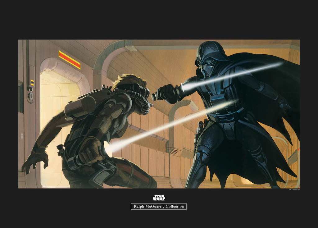 Komar Bild "Star Wars Classic RMQ Vader Luke Hallway", Star Wars, (1 St.), günstig online kaufen