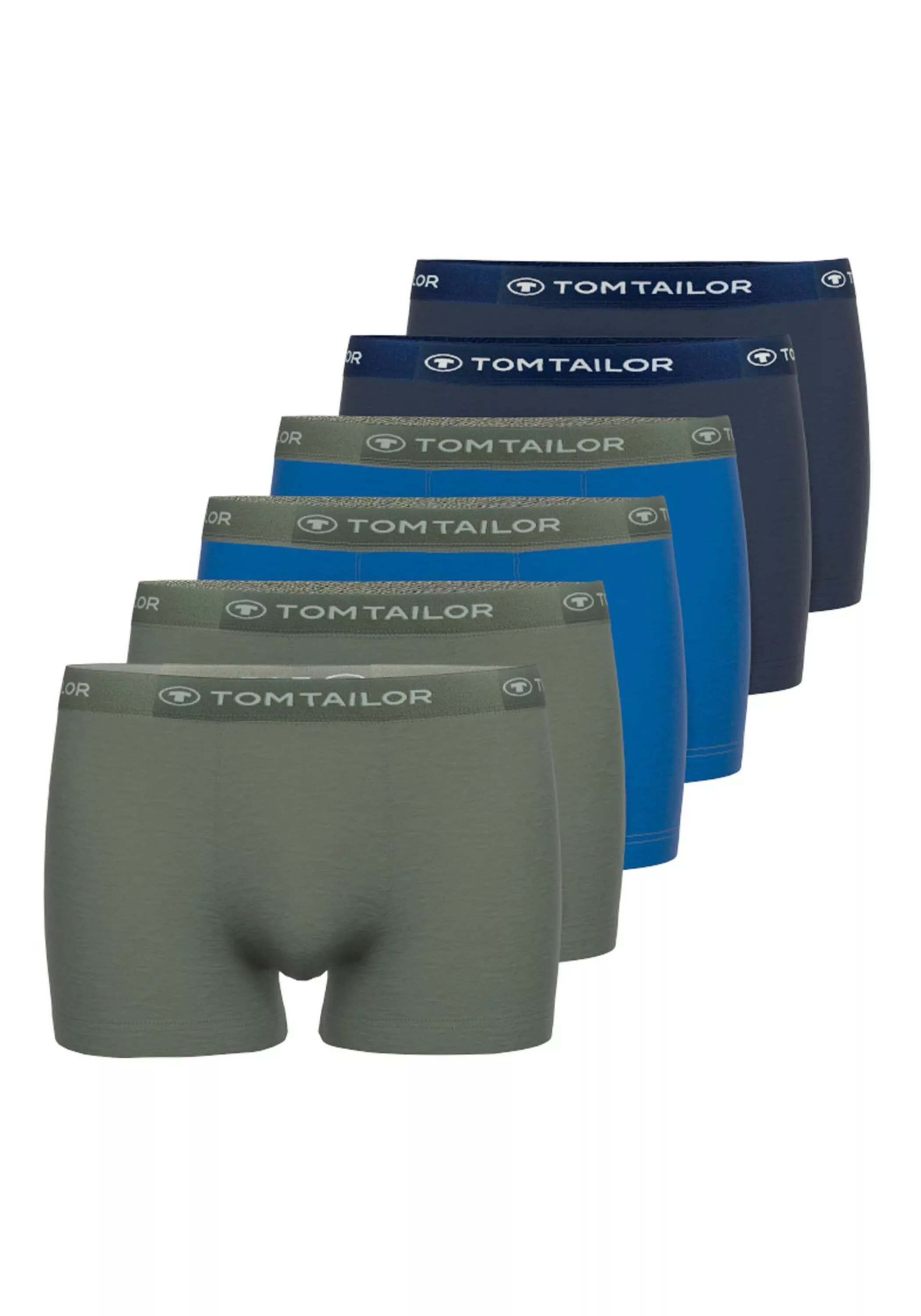 TOM TAILOR Boxershorts "Boxershort Hip Pants 6 Pack 6er Pack" günstig online kaufen