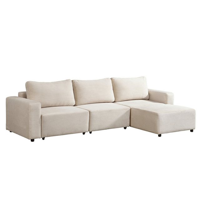 HOME DELUXE Schlafsofa Modulares Schlafsofa VINA, L, Cordsofa, Sofa mit Sch günstig online kaufen