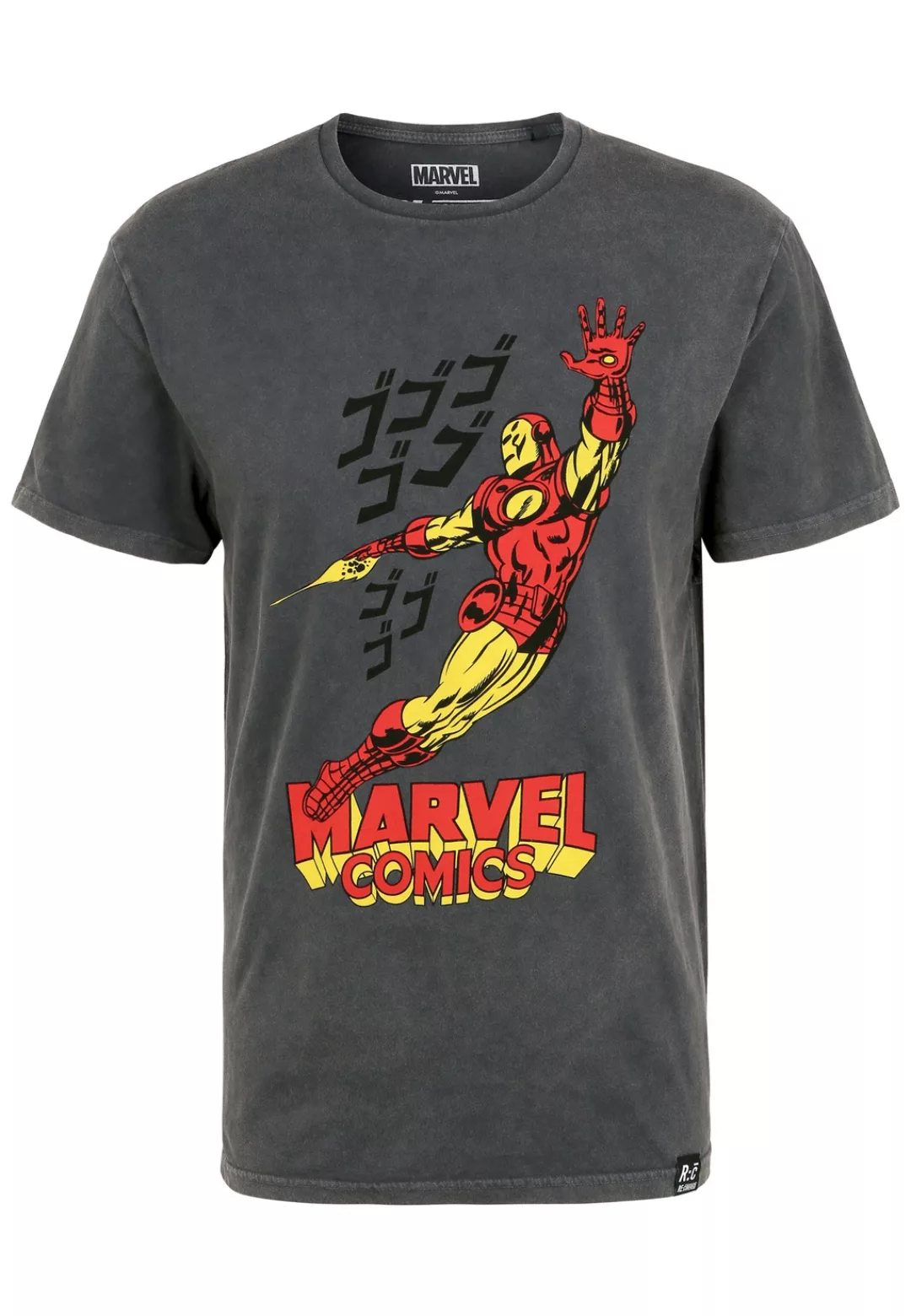 Recovered T-Shirt "Marvel Comics Iron Man Japan", mit angesagtem Iron Man J günstig online kaufen
