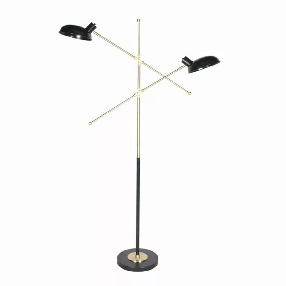 Stehlampe Dkd Home Decor Schwarz Golden Metall 50 W (120 X 30 X 174 Cm) günstig online kaufen