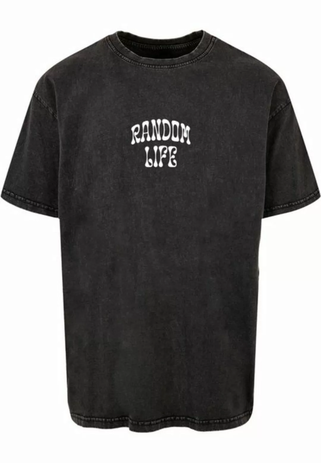 Merchcode T-Shirt Merchcode Herren Random Life Acid Washed Heavy Oversized günstig online kaufen
