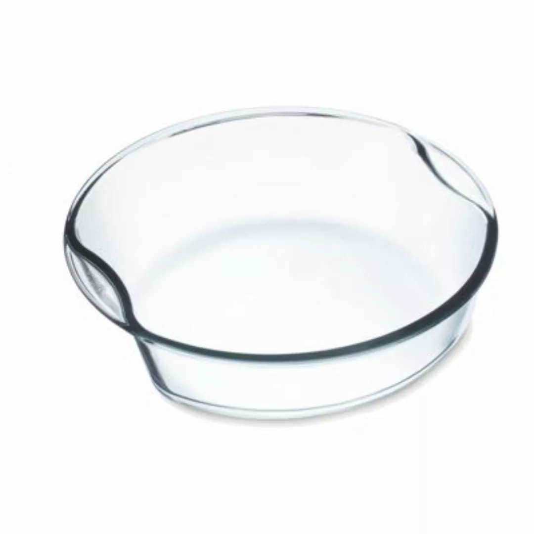 SIMAX Glas Auflaufform 27 x 7 cm rund 2,5 l Auflaufformen transparent günstig online kaufen