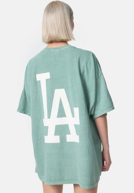 Worldclassca T-Shirt Worldclassca Oversized T-SHIRT LA Print Washed Tee Som günstig online kaufen