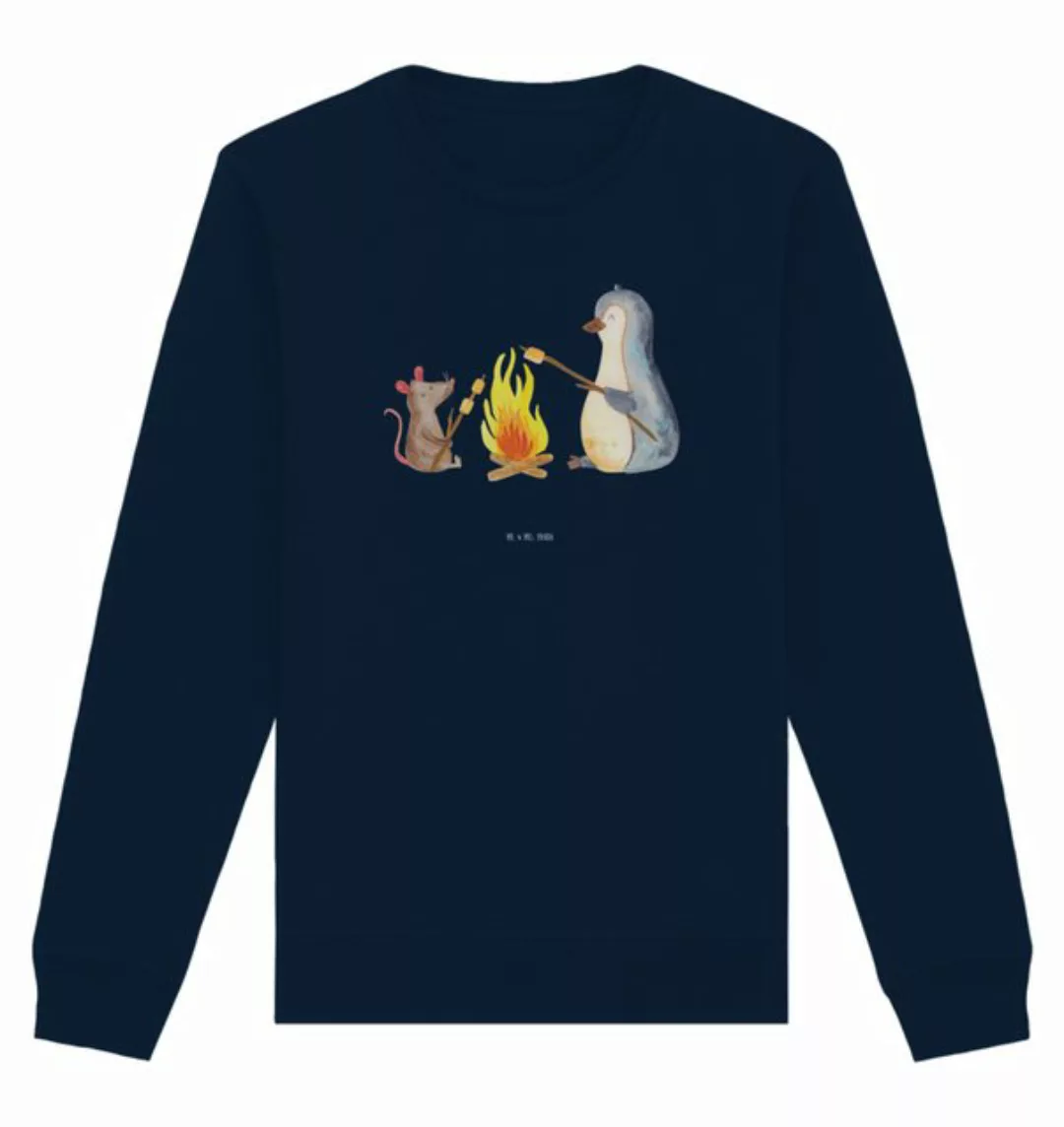 Mr. & Mrs. Panda Longpullover Größe M Pinguin Lagerfeuer - French Navy - Ge günstig online kaufen