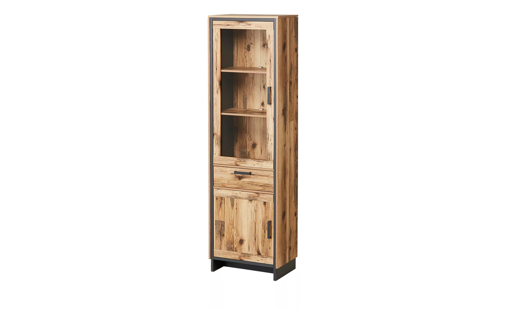 Vitrine  Pinto ¦ holzfarben ¦ Maße (cm): B: 60 H: 203 T: 38 Kommoden & Side günstig online kaufen