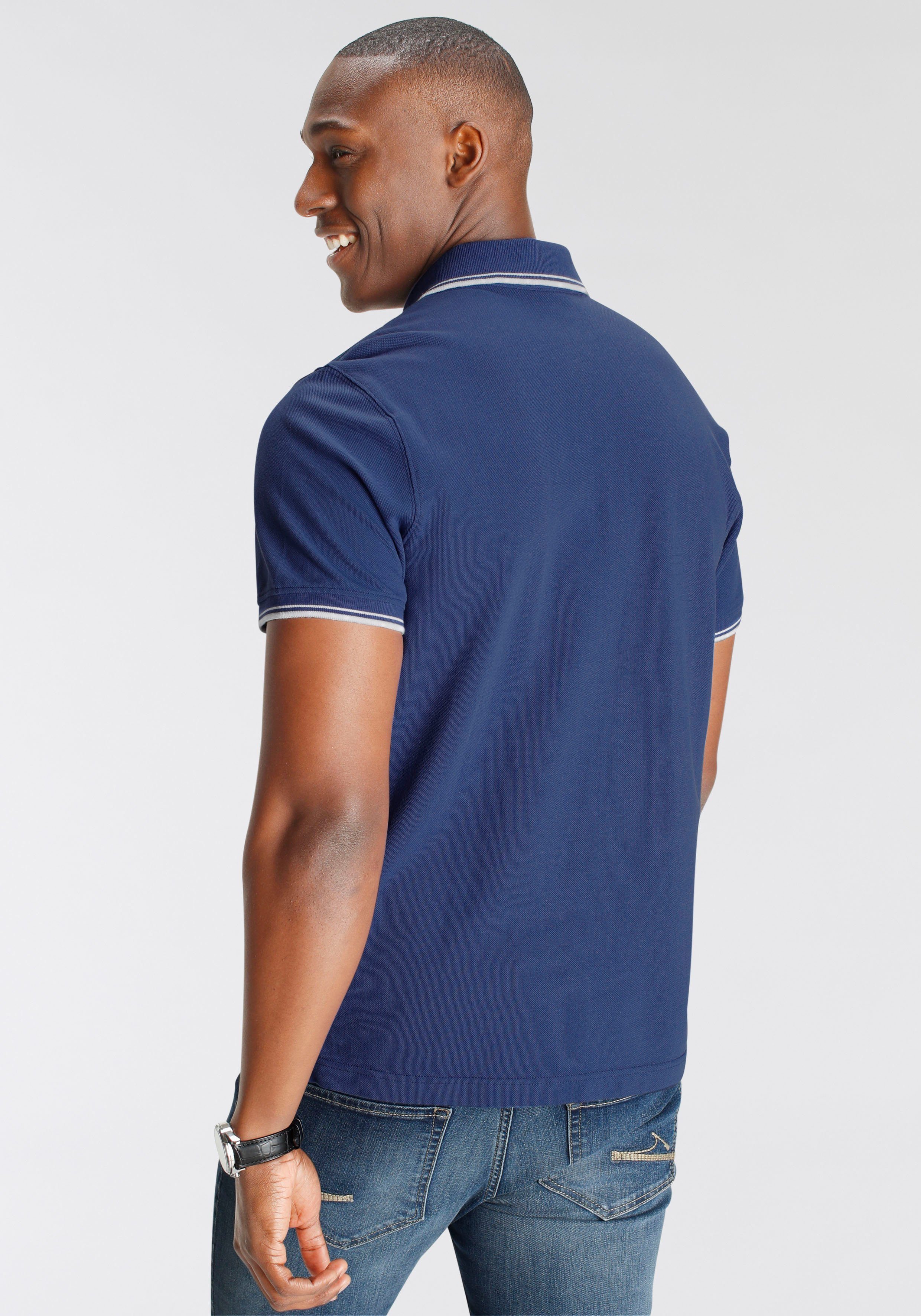 DELMAO Poloshirt Kurzarm, lockere Passform, Polokragen, günstig online kaufen