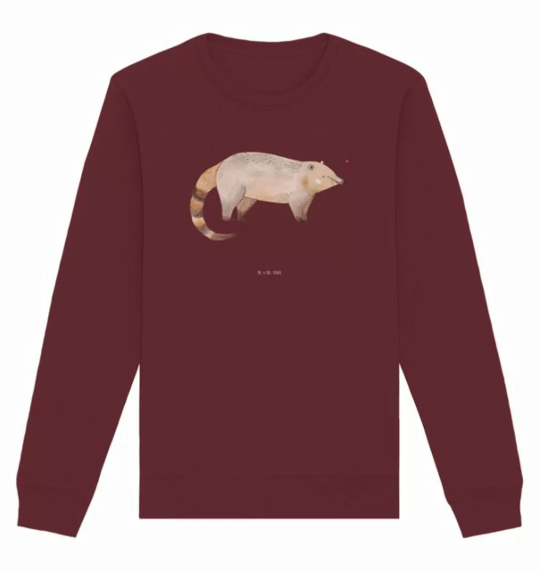 Mr. & Mrs. Panda Longpullover Größe XS Nasenbär - Burgundy - Geschenk, Rüss günstig online kaufen