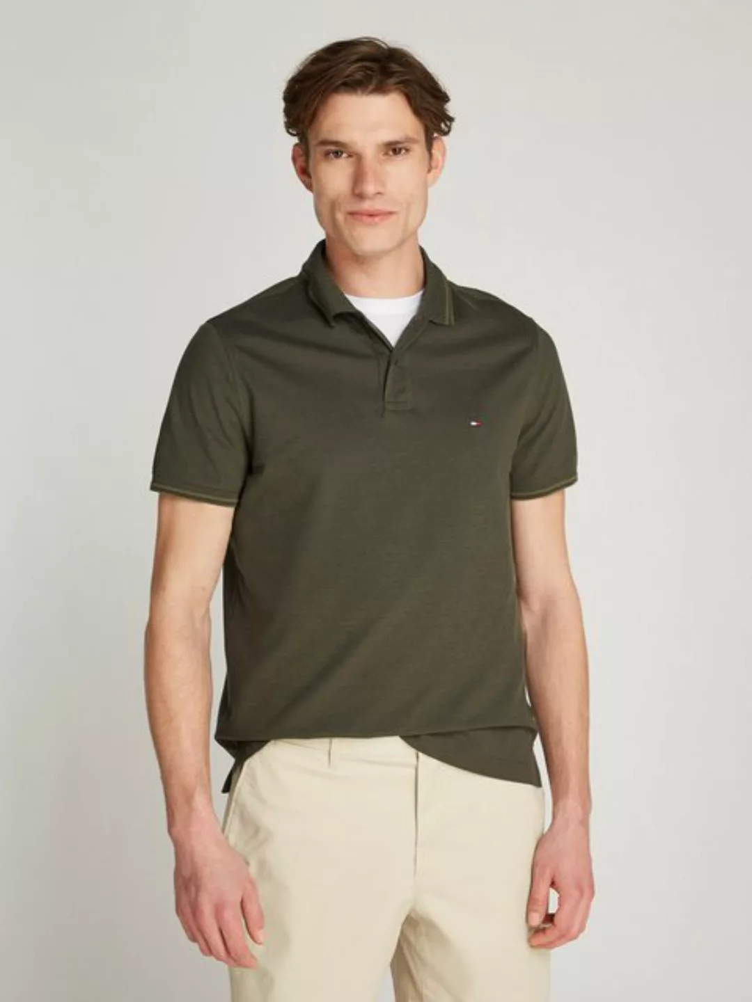 Tommy Hilfiger Poloshirt OXFORD TWO TONE REG POLO günstig online kaufen