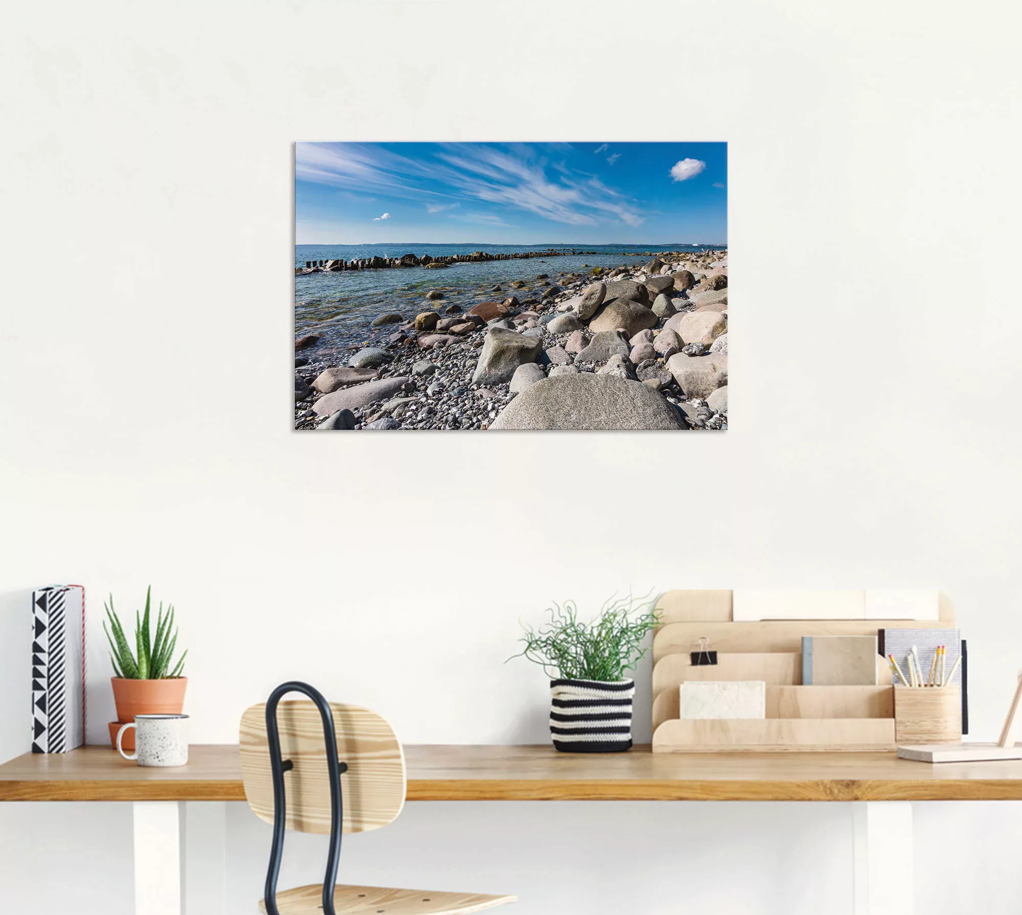 Artland Wandbild "Ostseeküste auf der Insel Rügen", Küste, (1 St.), als Alu günstig online kaufen