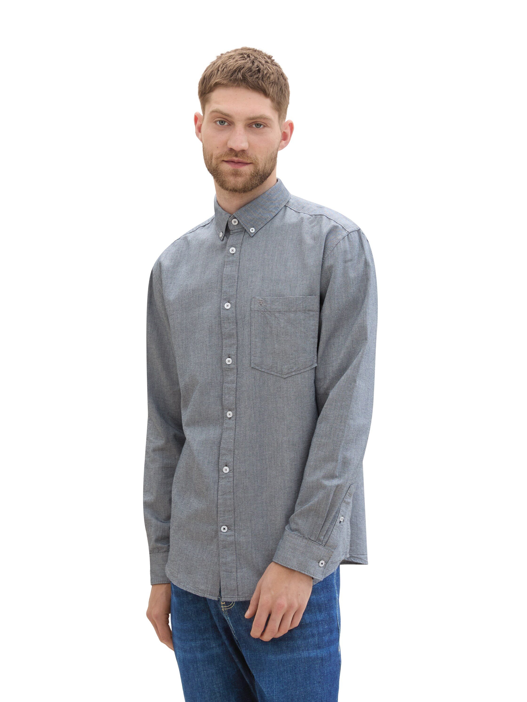 Tom Tailor Herren Freizeithemd OXFORD - Regular Fit günstig online kaufen