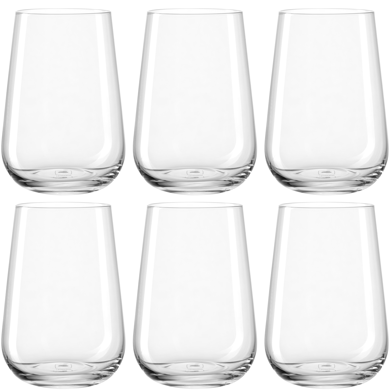 LEONARDO Gläser-Set »Trinkglas PALADINO, 370 ml, 6er-Set«, (Set, 6 tlg., 6 günstig online kaufen