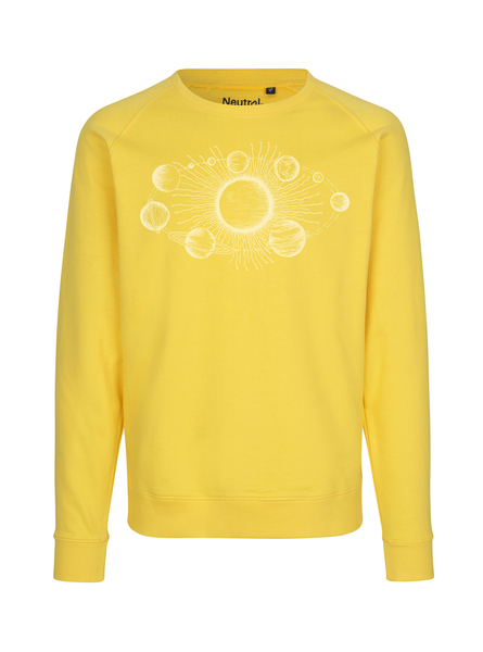 Bio Damen Sweatshirt Loose Fit Sonnensystem günstig online kaufen