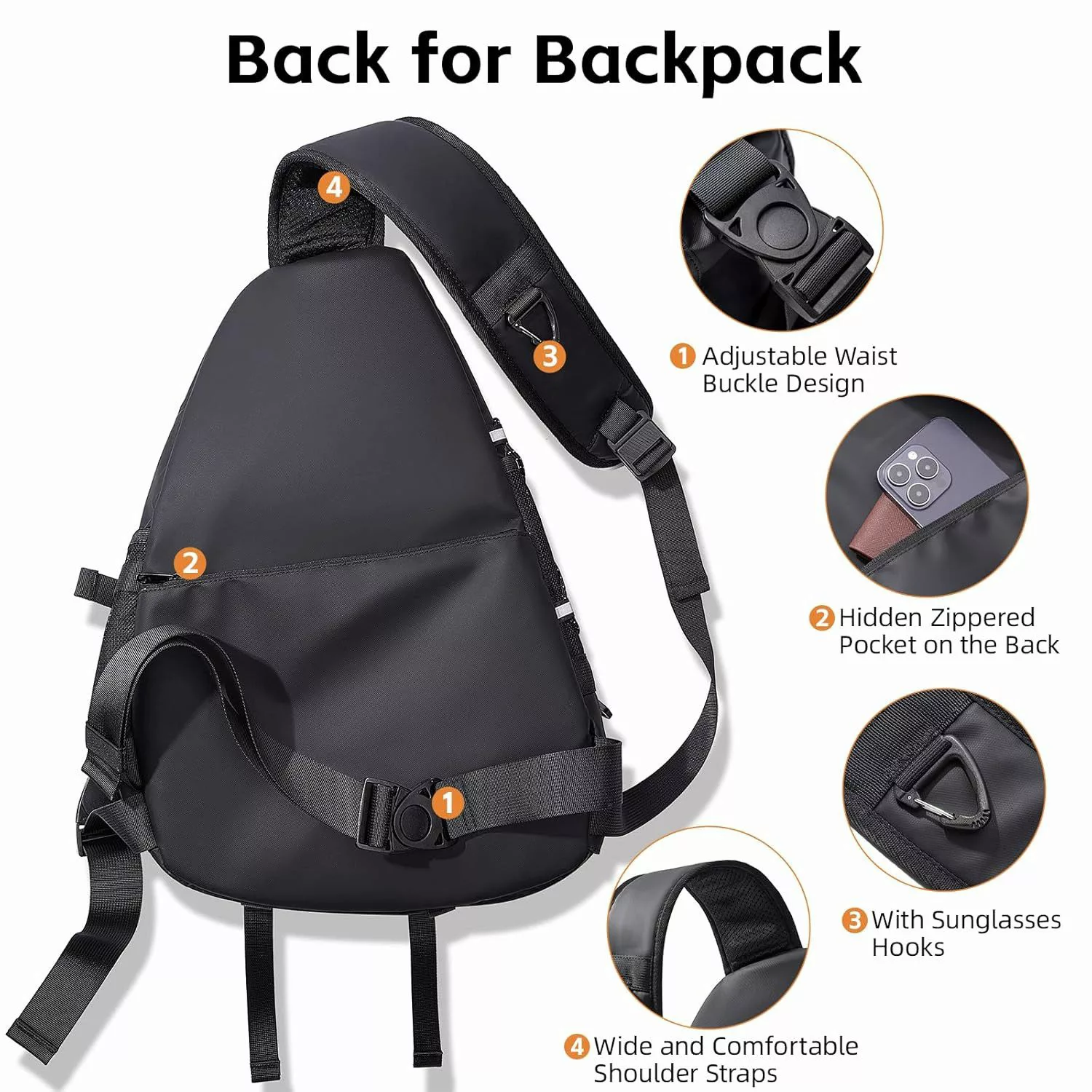 RWEUOQ Umhängetasche Umhängetasche, Umhängetasche, Tagesrucksack (1-tlg., günstig online kaufen