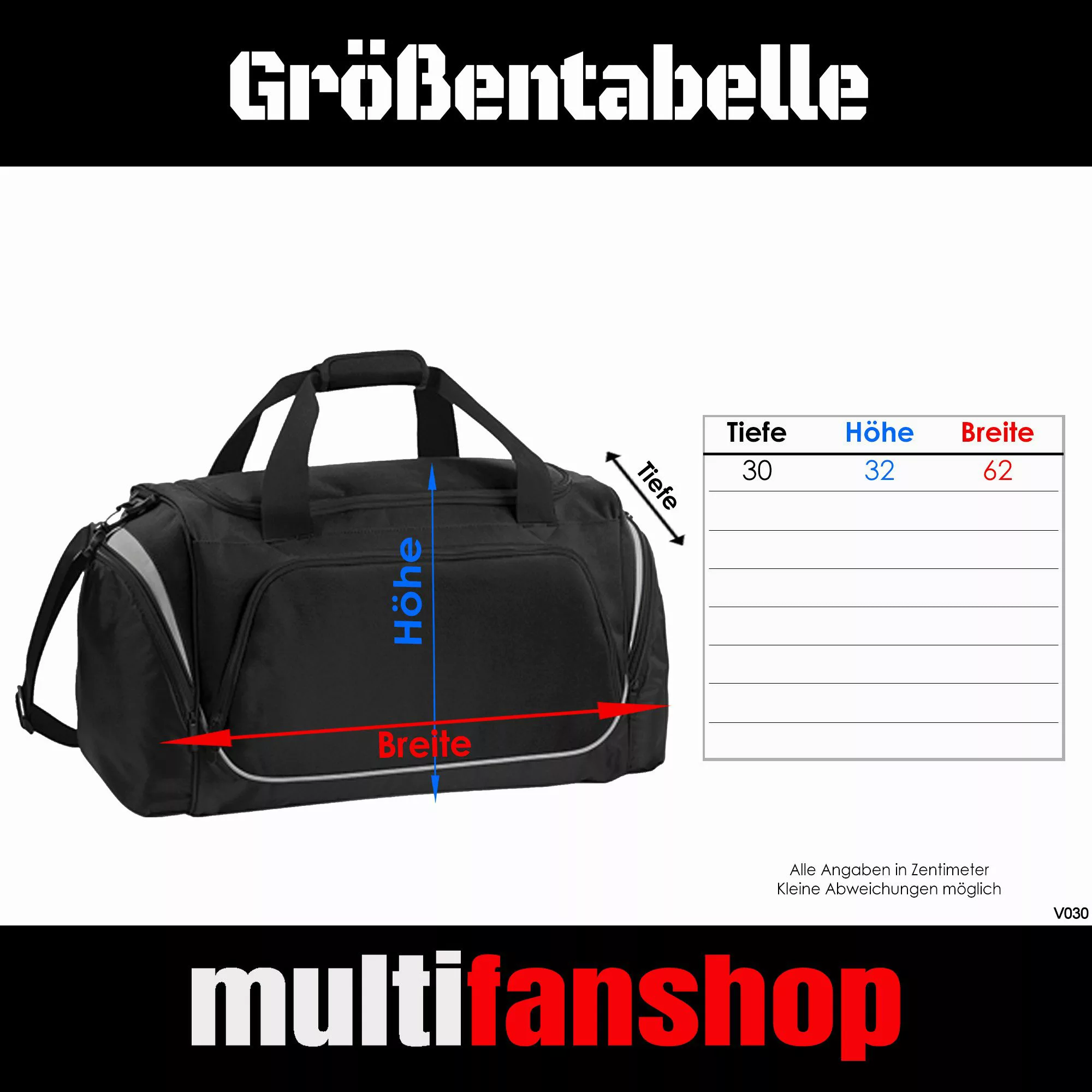 multifanshop Sporttasche Bremen - Herzschlag - günstig online kaufen