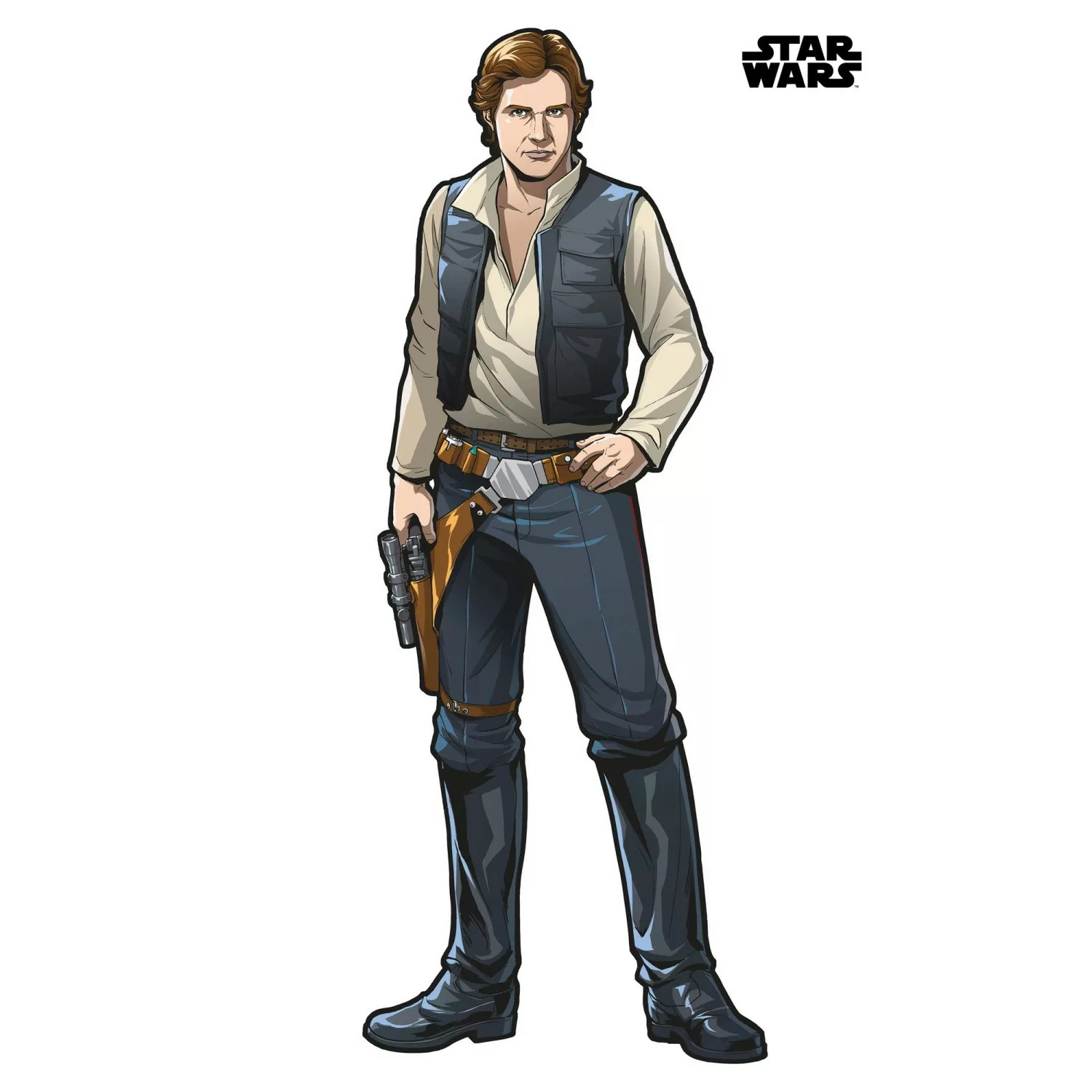 Komar Vliestapete »Star Wars XXL Han Solo«, 127x196 cm (Breite x Höhe), sel günstig online kaufen