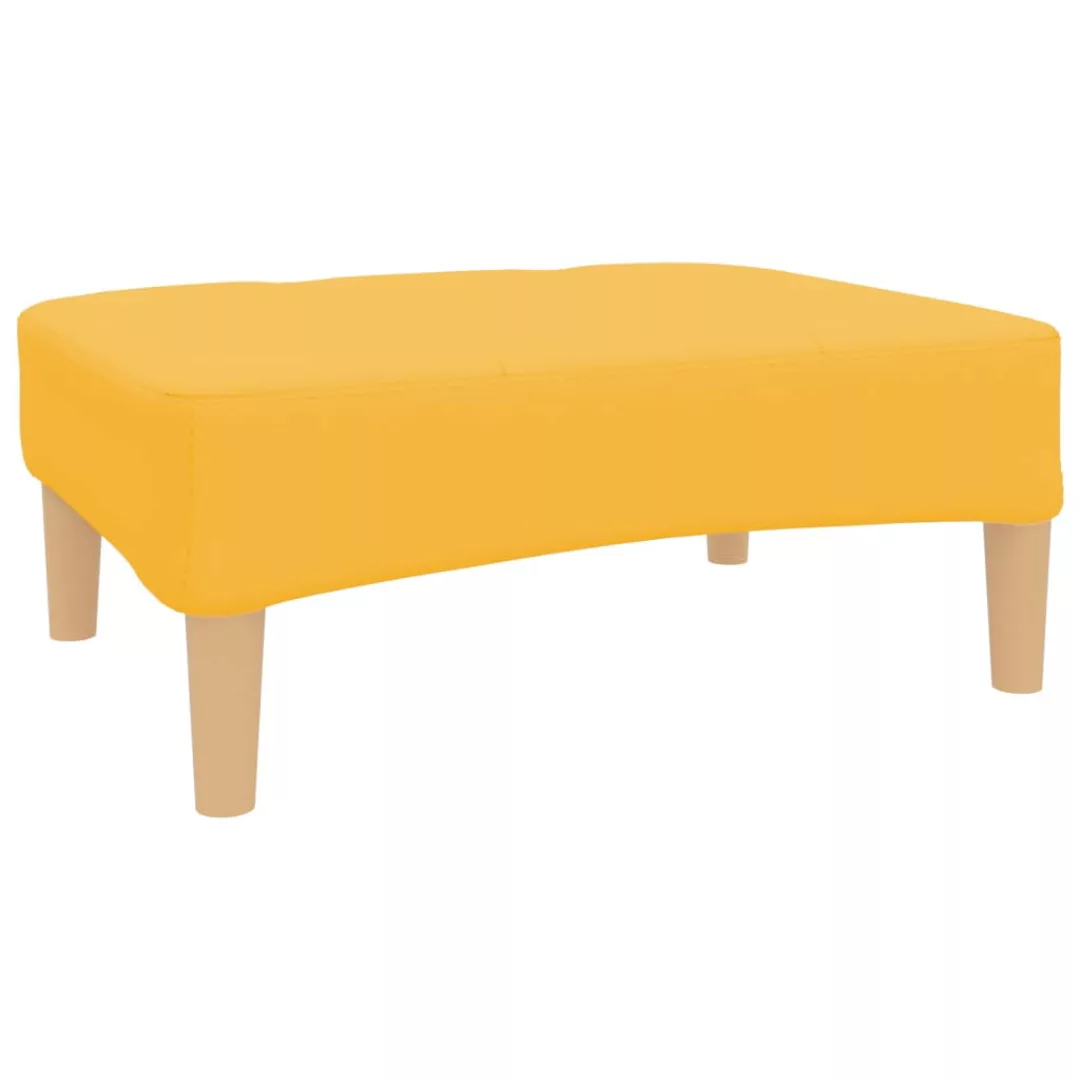 Fußhocker Gelb 78x56x32 Cm Stoff günstig online kaufen