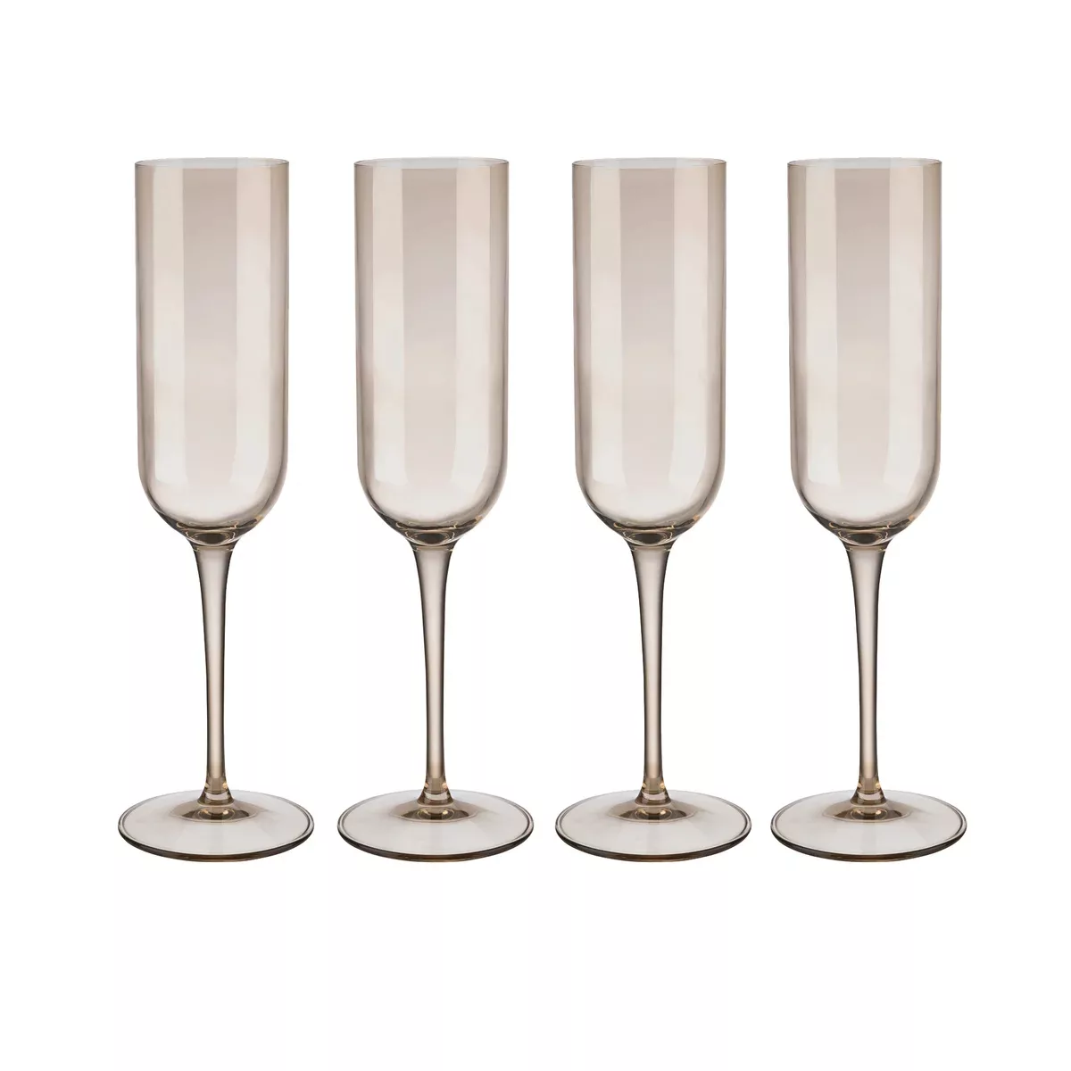 Blomus Sekt-/Champagnergläser FUUM Sektgläser Nomad 0,21 l Set4 (beige) günstig online kaufen