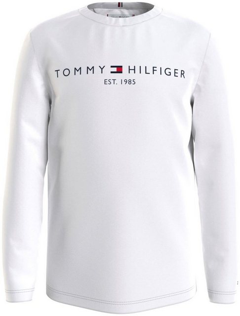 Tommy Hilfiger Langarmshirt ESSENTIAL TEE L/S mit Logoschriftzug günstig online kaufen