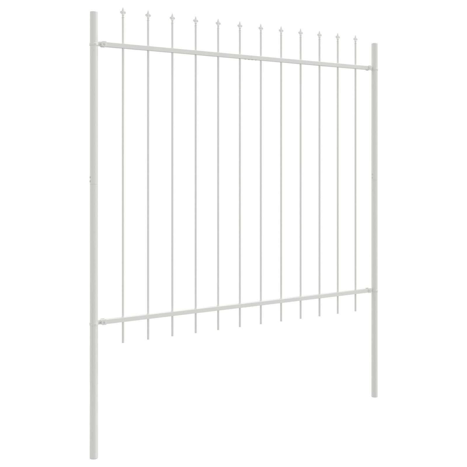 vidaXL Gartenzaun Gartenzaun mit Spear-Top - günstig online kaufen
