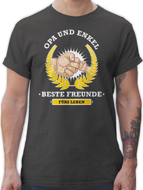 Shirtracer T-Shirt Opa und Enkel - beste Freunde fürs Leben Opa Geschenke günstig online kaufen