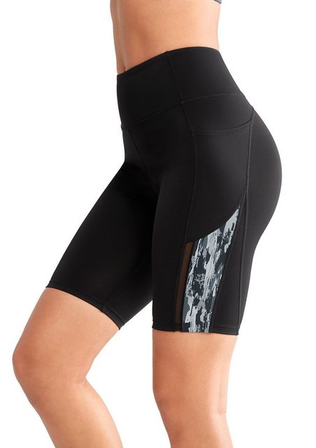 Yvette Radlerhose Damen Kurze Leggings Sport Shorts mit Tasche high waist, günstig online kaufen