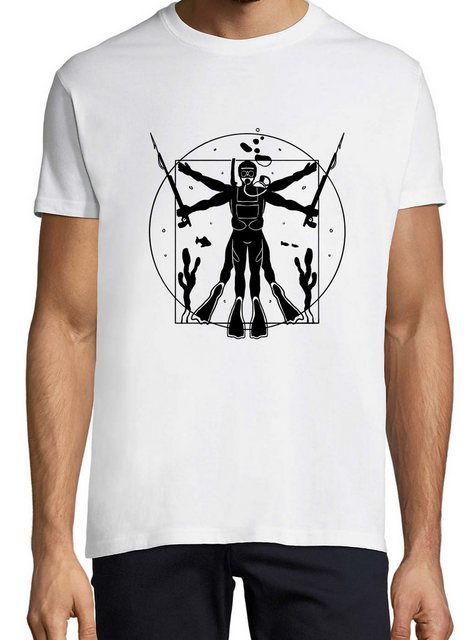 Youth Designz Print-Shirt Da Vinci Taucher Herren T-Shirt mit lustigen Logo günstig online kaufen