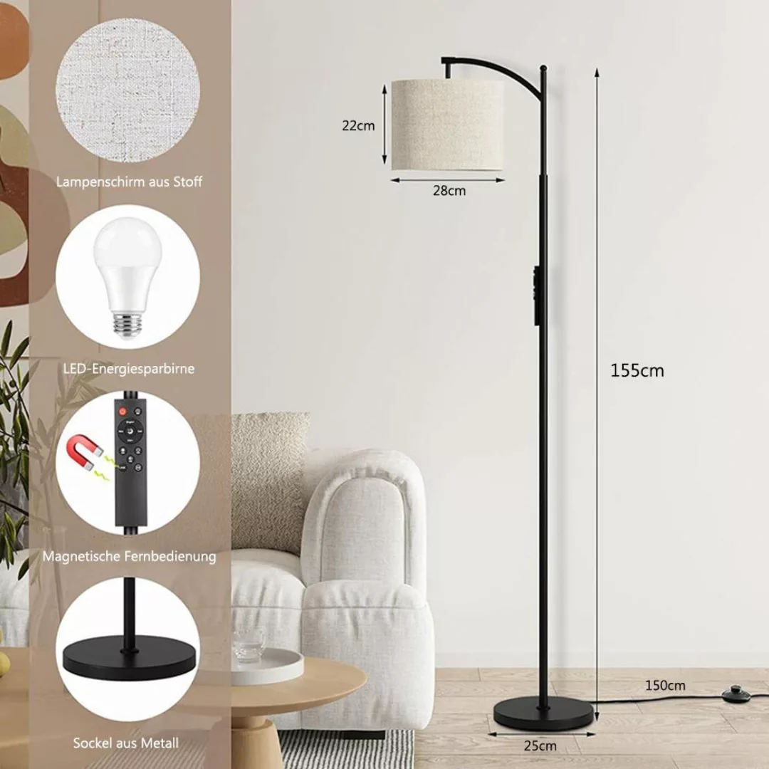 Lapamax Stehlampe Intelligente Stehleuchte WiFi Bogenlampe günstig online kaufen