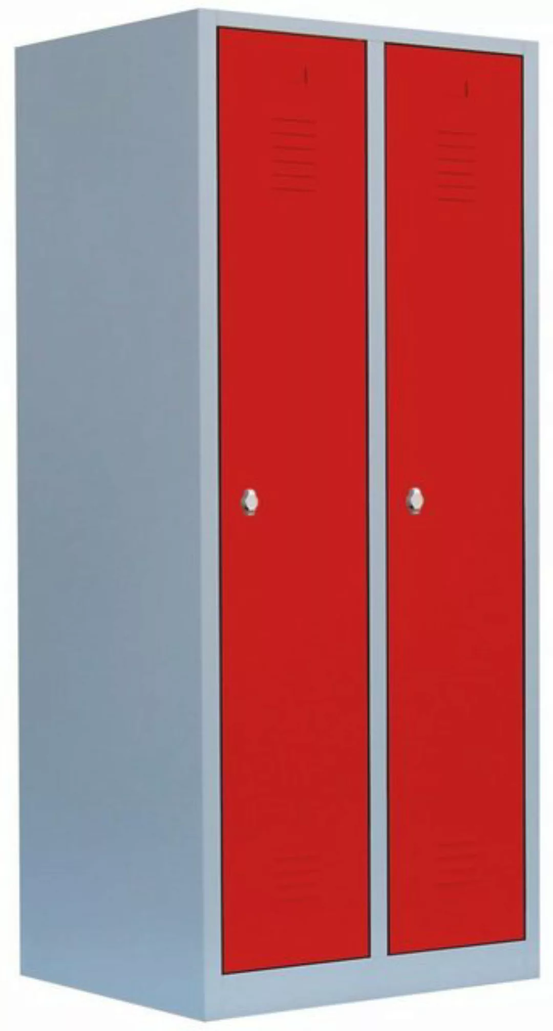 Steelboxx Spind Lüllmann® Garderobenschrank, 2 Abteile, S/W-Trennung, 1800 günstig online kaufen