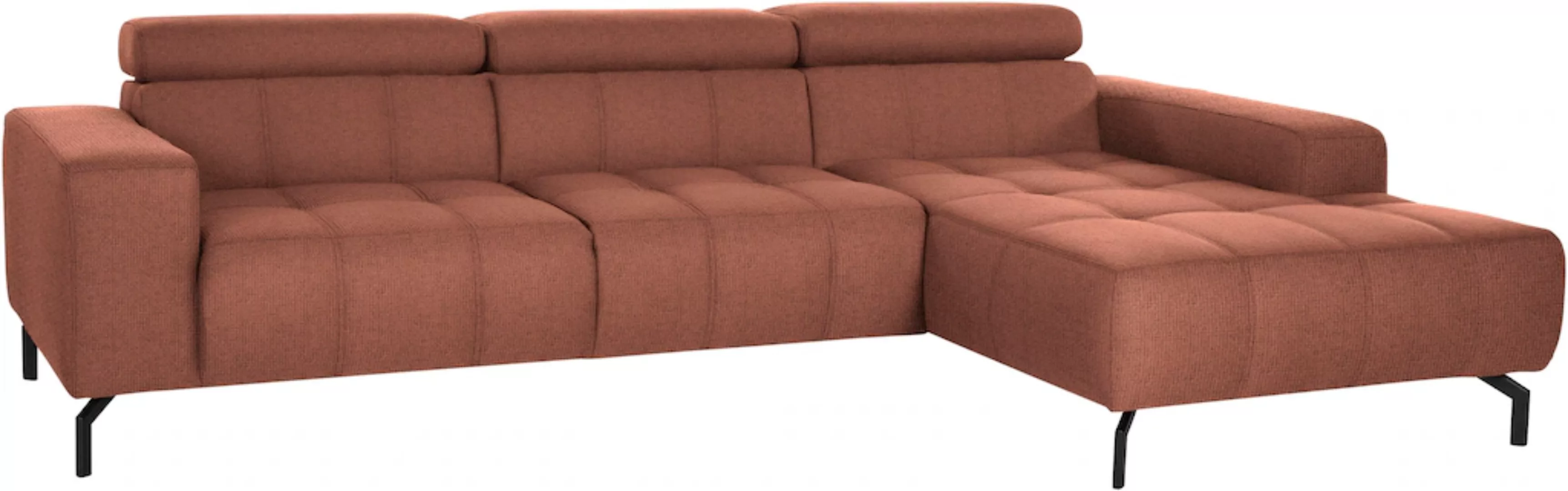 DOMO collection Ecksofa "Cunelli L-Form", wahlweise inklusive 6-fach verste günstig online kaufen