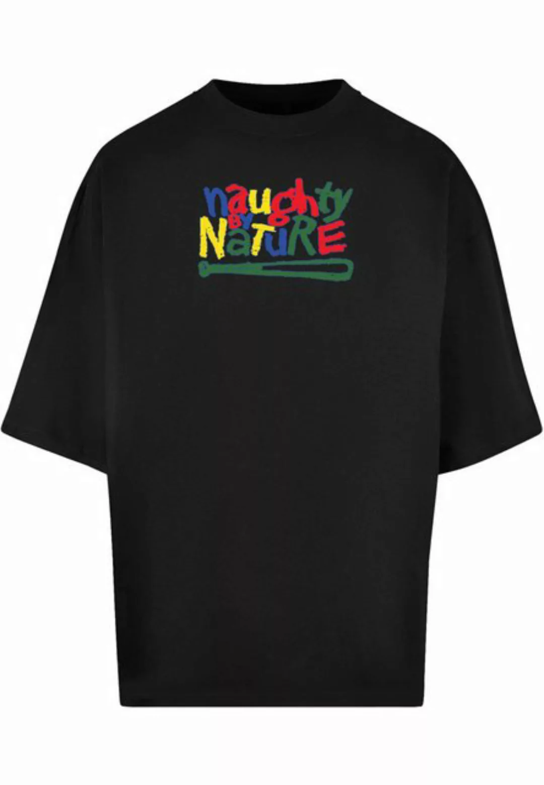 Merchcode T-Shirt Merchcode Herren Naughty By Nature - Color Logo Huge Tee günstig online kaufen