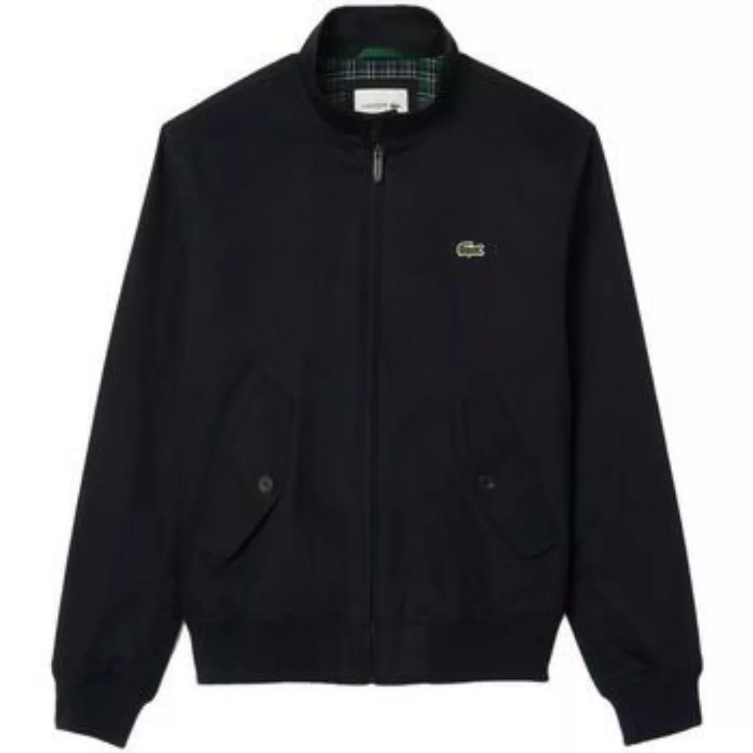 Lacoste  Herren-Jacke Waterproof Twill Harrington Jacket Navy Blue günstig online kaufen