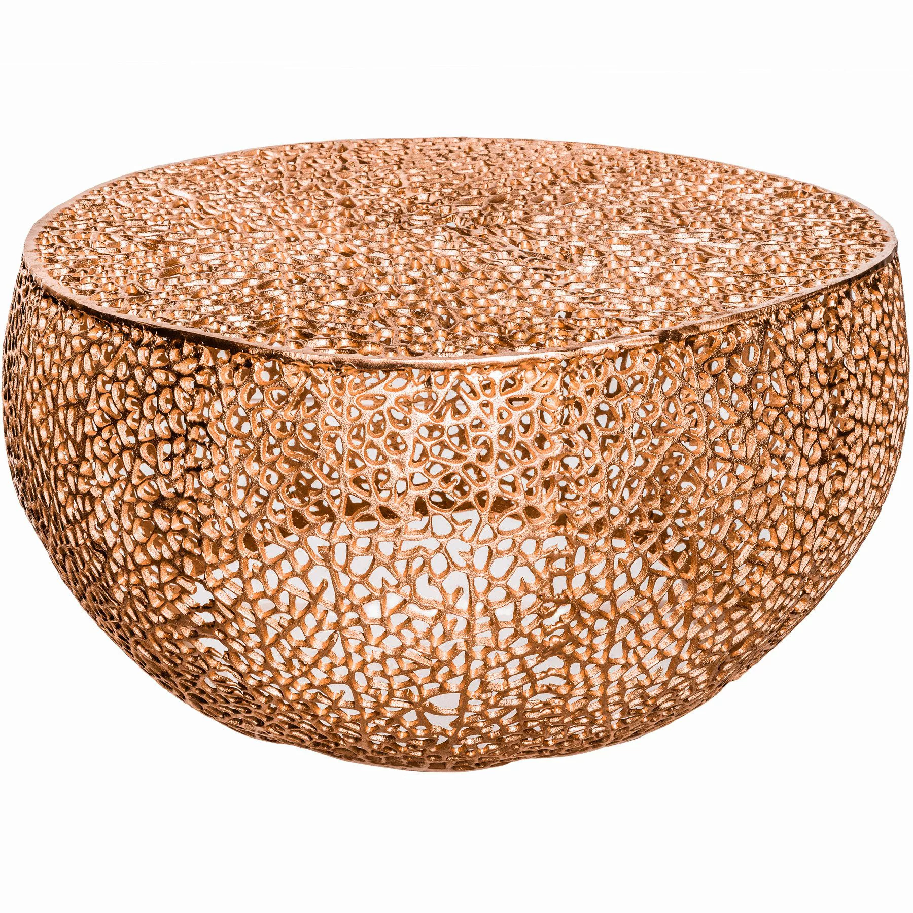 riess-ambiente Couchtisch ABSTRACT LEAF 80cm kupfer günstig online kaufen