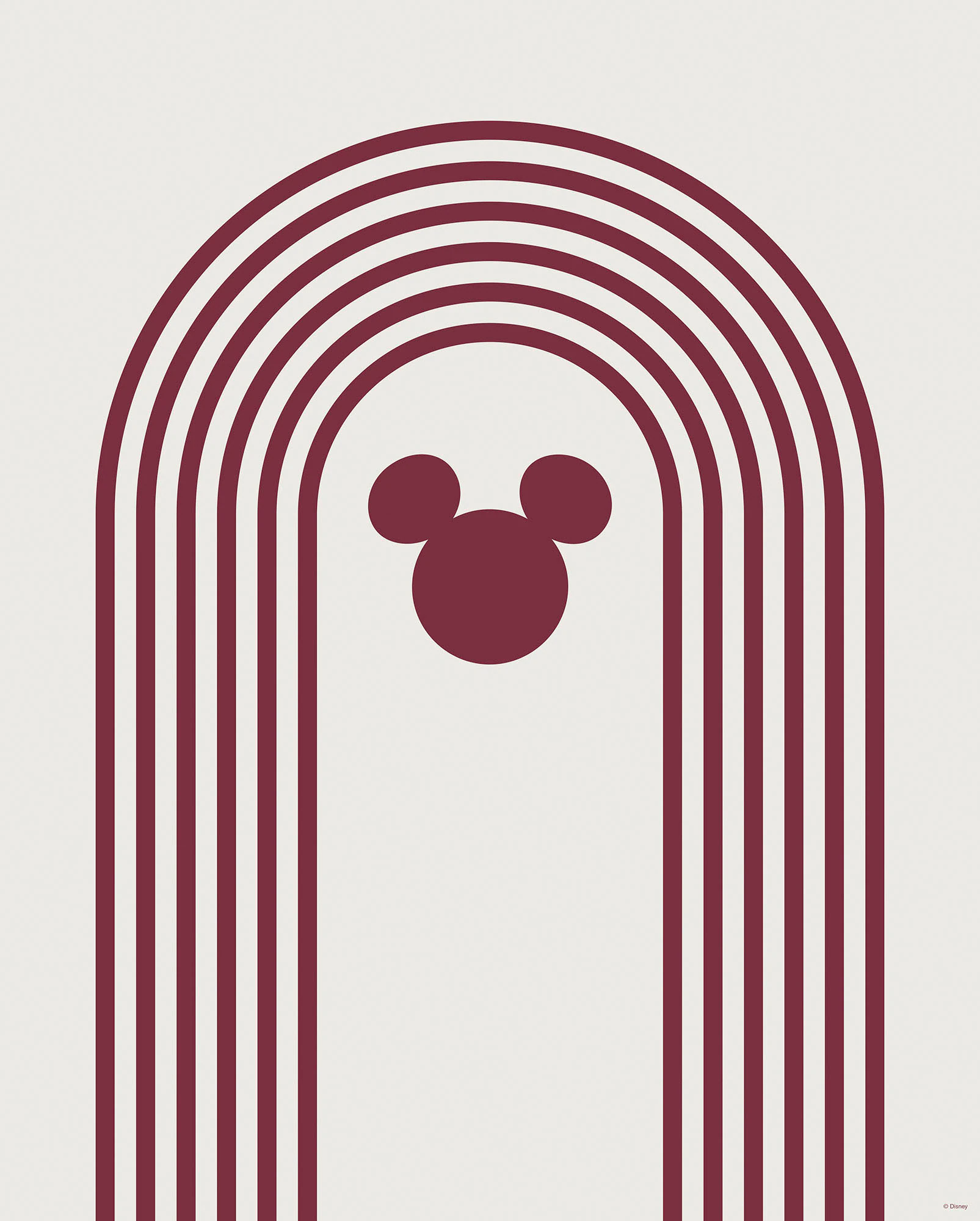 Komar Wandbild "Minimal Mickey", (1 St.), Deutsches Premium-Poster Fotopapi günstig online kaufen