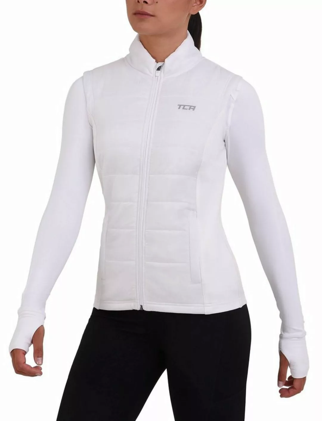 TCA Kurzjacke TCA Damen Excel Runner Laufweste mit Reißverschlusstaschen - günstig online kaufen