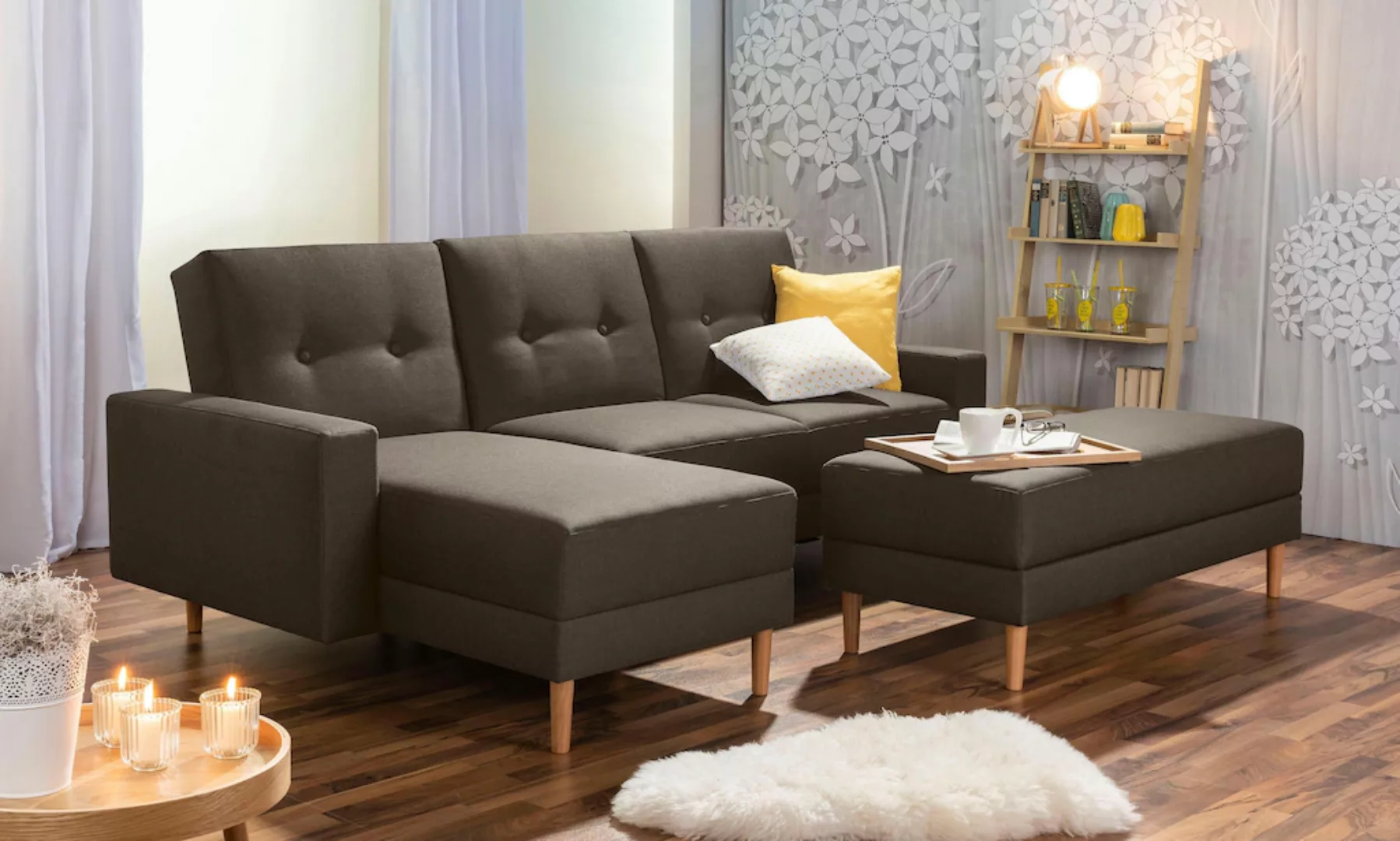 Max Winzer® Ecksofa »Just Chill«, Schlafsofa mit Recamiere, Rückenverstellu günstig online kaufen